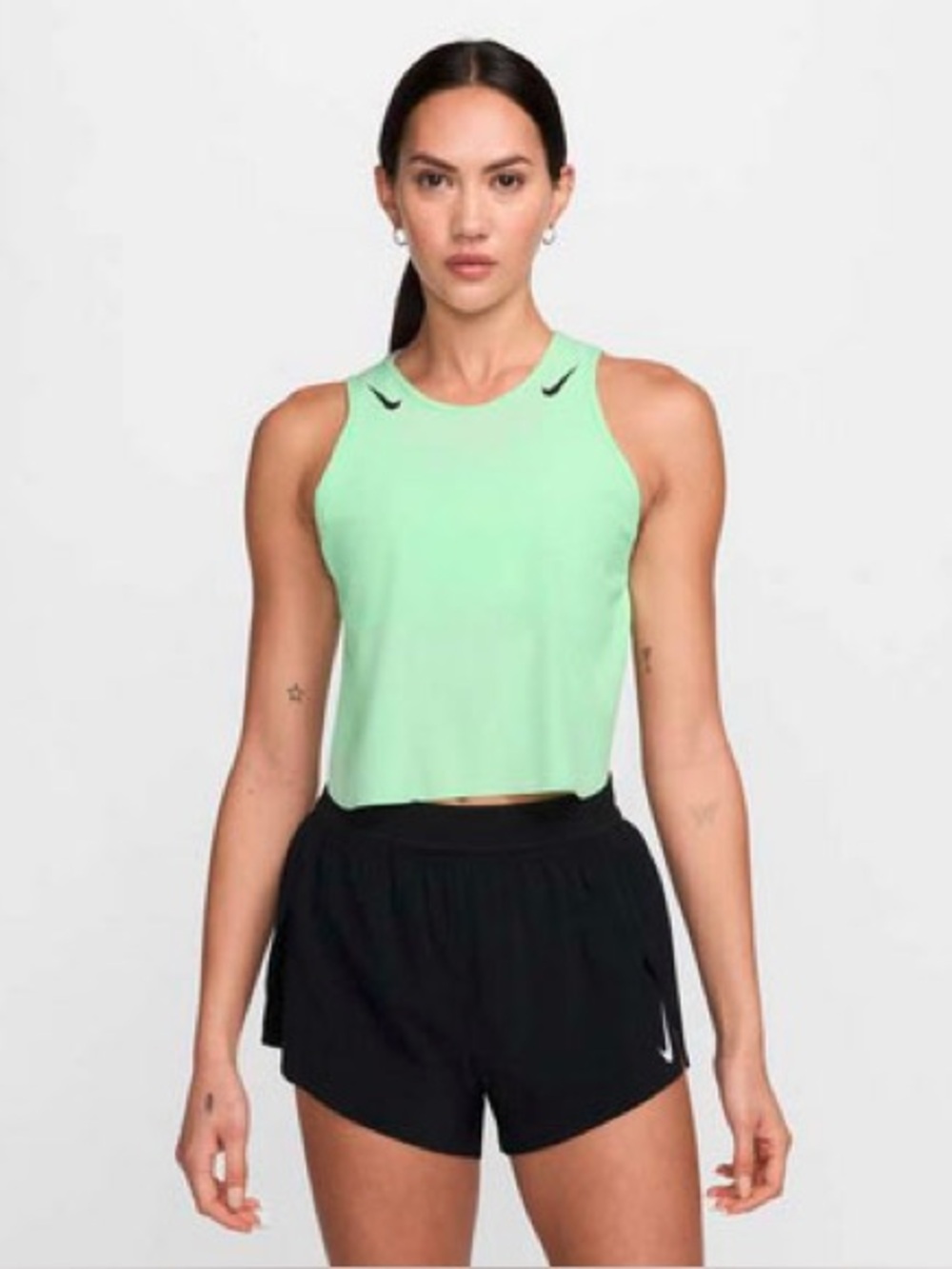 NWT New Nike Women's AeroSwift Dri-FIT ADV Cropped Running Tank Top - XL